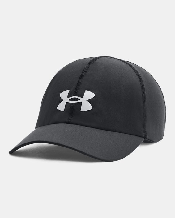 หมวกแก๊ป UA Shadow Run Adjustable สำหรับผู้ชาย in Black image number 0